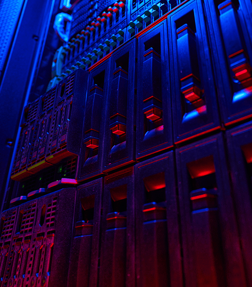 Flosk Hosting Server Rack with Server Hardware
